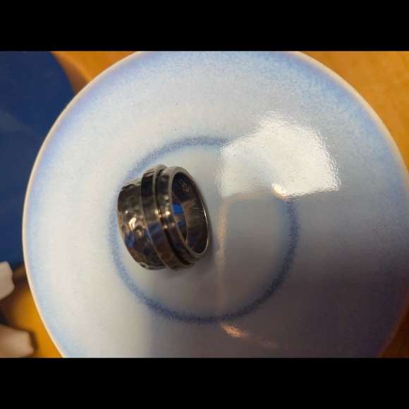 Silpada Sterling Silver and Brass Spinner Ring - Picture 2 of 2